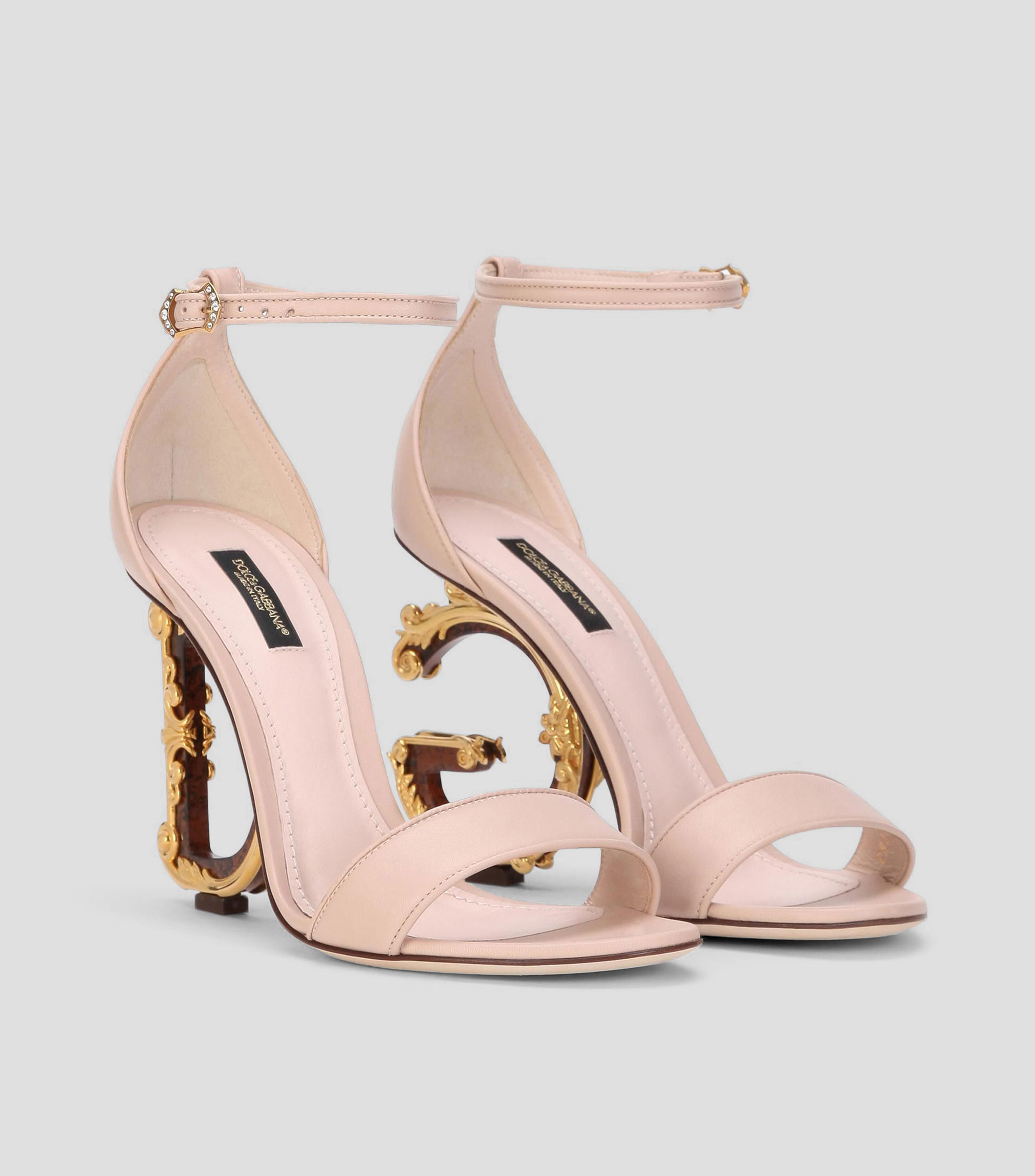 Sandalias con tacon alto delgado Mujer